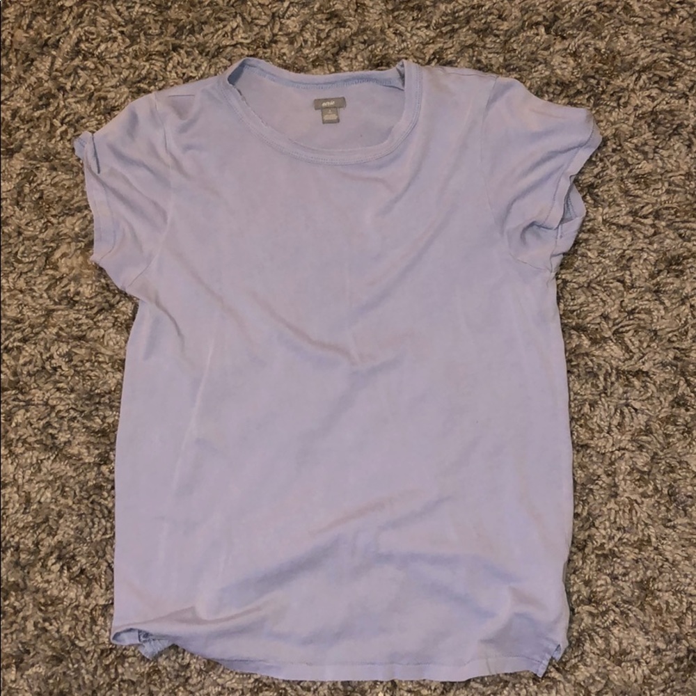 blueish purple aerie t-shirt!